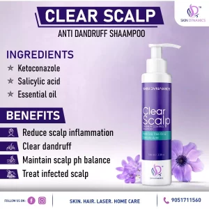 Clear Scalp Dandruff Control Shampoo – 100 ml